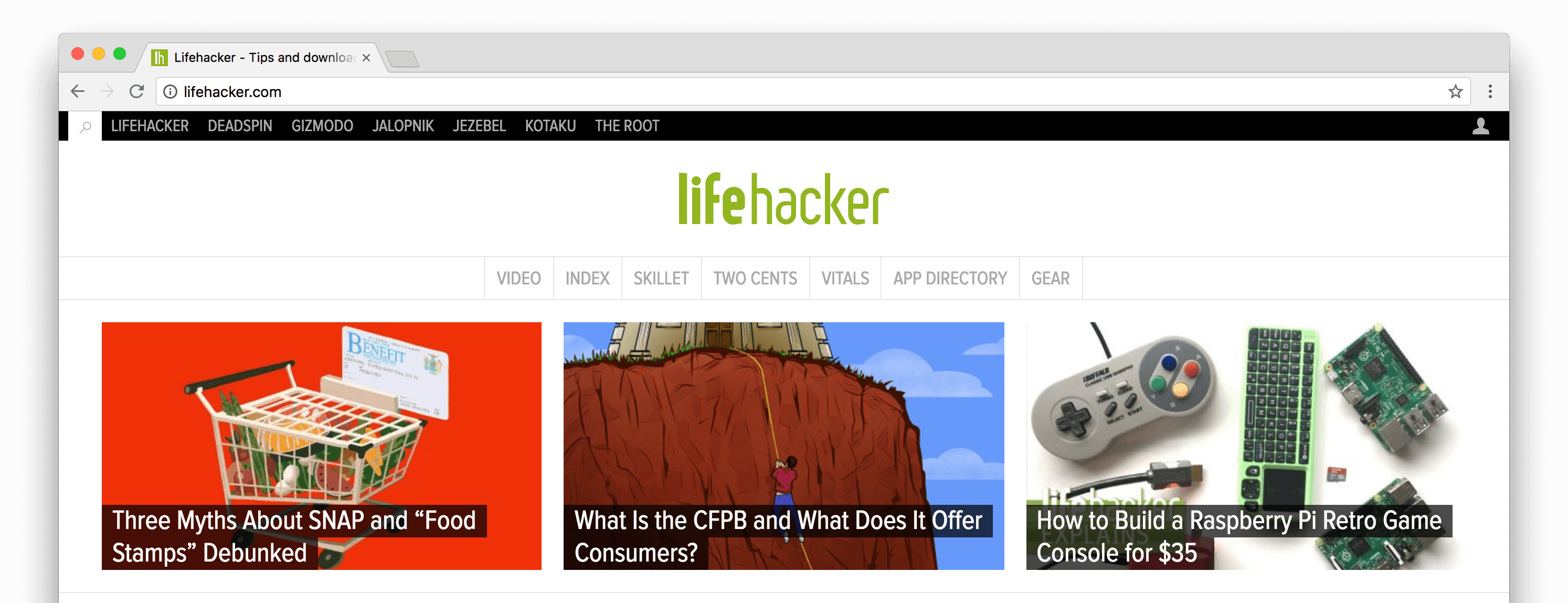 Lifehacker's domain name